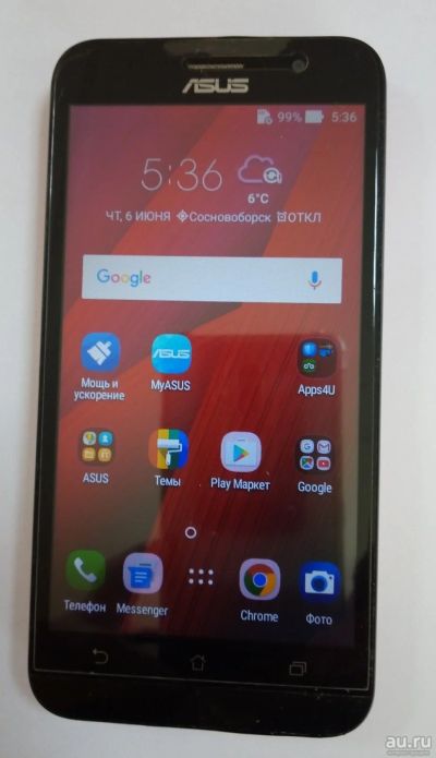 Лот: 13868569. Фото: 1. Смартфон ASUS Zenfone GO. Смартфоны