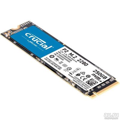Лот: 17846656. Фото: 1. SSD M.2 NVMe 250Gb Crucial P2... SSD-накопители