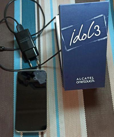 Лот: 15838634. Фото: 1. Alcatel idol 3 (4.7) 6039y золото... Смартфоны