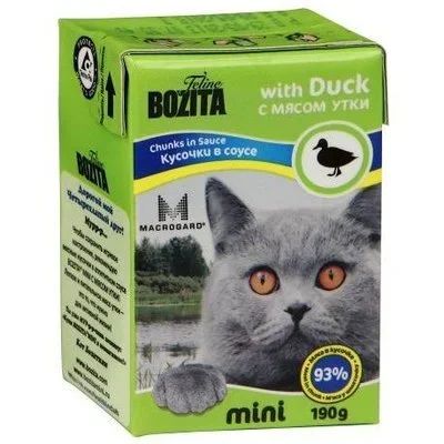 Лот: 15055850. Фото: 1. Bozita (Бозита) Утка 190г корм... Корма