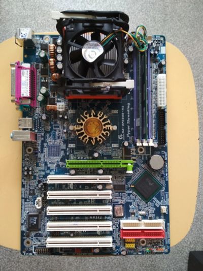 Лот: 16215080. Фото: 1. Материнская плата Gigabyte Ga-8PE800-RS... Материнские платы