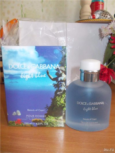 Лот: 8611210. Фото: 1. Light Blue Homme Beauty of Capri... Мужская парфюмерия