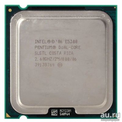 Лот: 14330951. Фото: 1. Процессор Intel Pentium E5300... Процессоры
