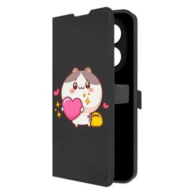 Лот: 25086827. Фото: 1. Чехол Krutoff Eco Book "Сердце... Чехлы, бамперы
