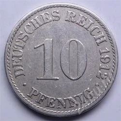 Лот: 101797. Фото: 1. Германская Империя. 10 пфенниг... Германия и Австрия