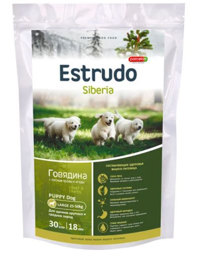 Лот: 11225330. Фото: 1. Estrudo Siberia (Говядина) для... Корма
