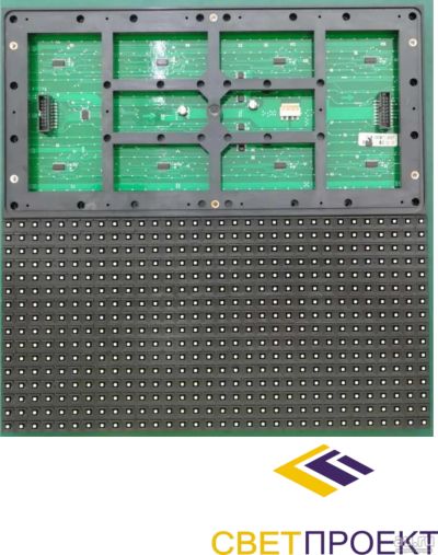 Лот: 15396562. Фото: 1. Светодиодный модуль Р10 SMD красный... Рекламные материалы и оборудование
