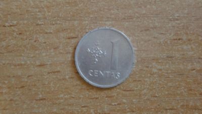 Лот: 20012199. Фото: 1. Литва 1 цент 1991. Страны СНГ и Балтии