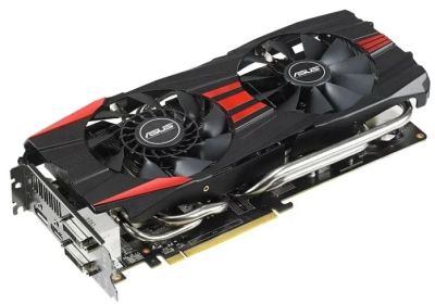 Лот: 11675410. Фото: 1. Видеокарта ASUS Radeon R9 280X... Видеокарты
