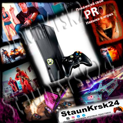 Лот: 14426300. Фото: 1. Xbox 360 slim 250gb прошитая... Игровые приставки, консоли