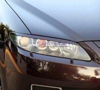 Лот: 15099289. Фото: 1. Реснички накладки на фары Mazda... Детали тюнинга