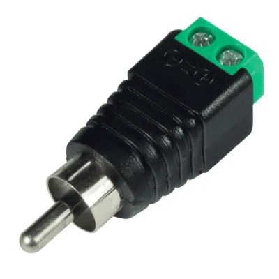 Лот: 20522360. Фото: 1. Штекер RCA с 2 винтами 16875. Шнуры, кабели, разъёмы