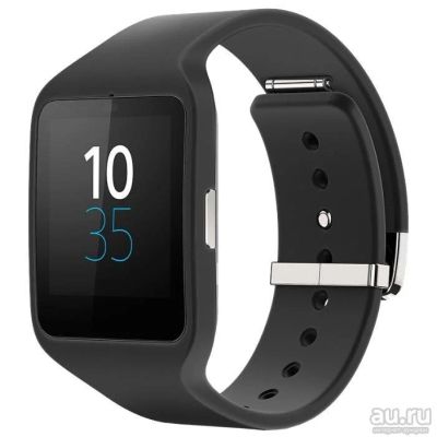Лот: 8164585. Фото: 1. Умные часы Sony smartwatch 3 black... Смарт-часы, фитнес-браслеты, аксессуары