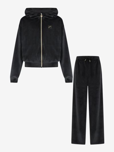 Лот: 25543757. Фото: 1. Костюм для девочек FILA, Черный. Спортивные костюмы