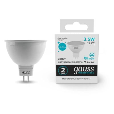 Лот: 24451485. Фото: 1. Светодиодные лампы Gauss Elementary... Лампочки