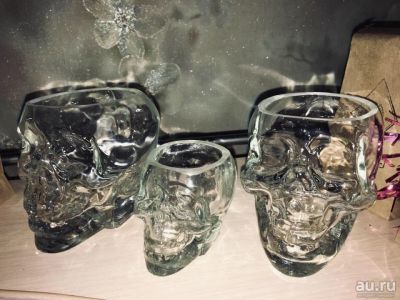 Лот: 13126266. Фото: 1. стакан череп возможен обмен на... Кружки, стаканы, бокалы