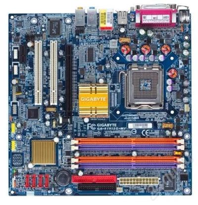 Лот: 511917. Фото: 1. Сгоревшая материнская плата Gigabyte... Материнские платы