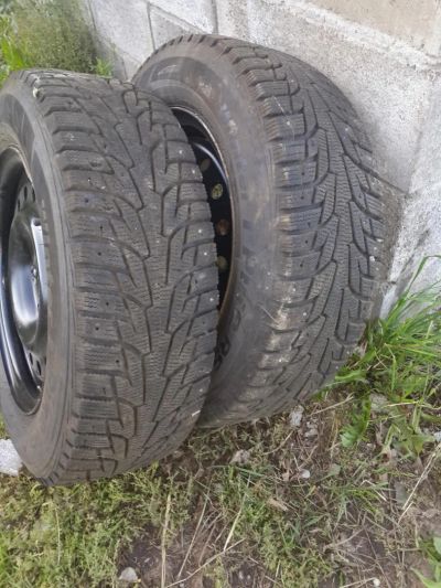 Лот: 6037927. Фото: 1. Hankook 205/65 R15 Korea шипы... Шины на дисках