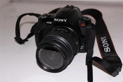 Лот: 2619466. Фото: 1. Sony a230+защитный фильтр+автомобильная... Цифровые зеркальные