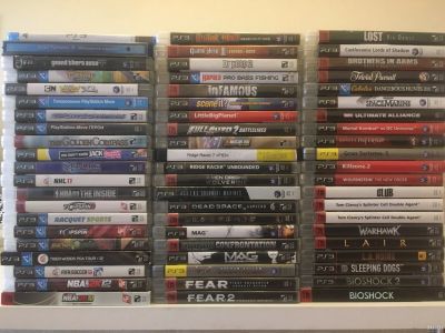 Лот: 13544836. Фото: 1. 71 диск для Playstation 3 + бонусы. Игры для консолей
