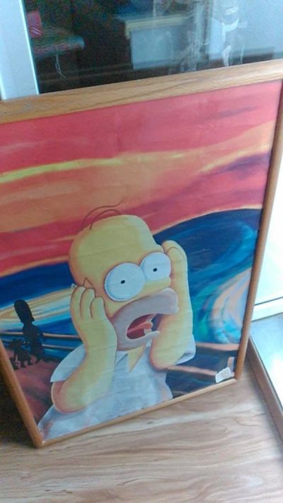 Лот: 10130159. Фото: 1. Homer The Simpsons Гомер Симпсоны... Рамки, багет