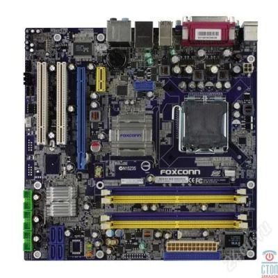 Лот: 2259887. Фото: 1. Материнская плата Foxconn G33M... Материнские платы