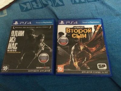 Лот: 7411888. Фото: 1. The Last of Us и inFamous: Второй... Игры для консолей
