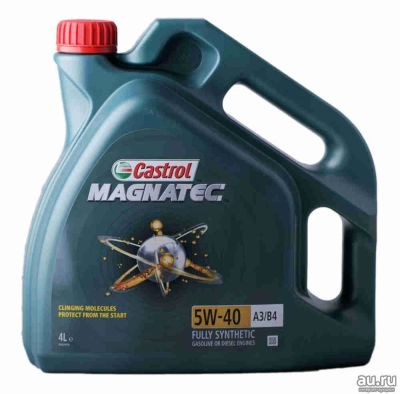 Лот: 14750886. Фото: 1. Castrol Magnatec 5W-40 A3/B4 4L... Масла, жидкости