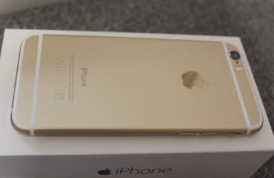 Лот: 6566949. Фото: 1. IPhone 6 gold (золотой) идеальное... Смартфоны