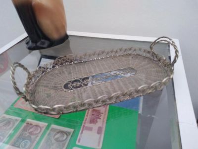 Лот: 11489992. Фото: 1. Винтажная сузарница ссср, скань. Предметы интерьера и быта