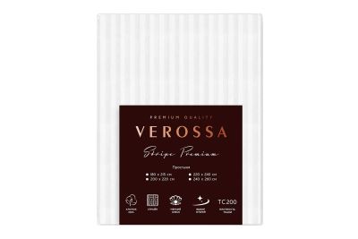 Лот: 25283800. Фото: 1. Простыня Verossa Stripe Premium... Одеяла, подушки