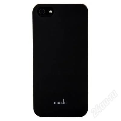 Лот: 2429749. Фото: 1. Чехол Moshi для iPhone 5 - Черный. Чехлы, бамперы