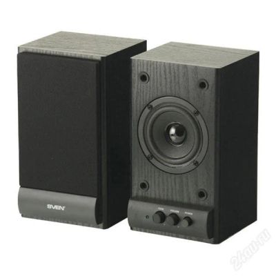 Лот: 3557357. Фото: 1. Колонки Sven SPS-607 2.0 black... Акустические системы