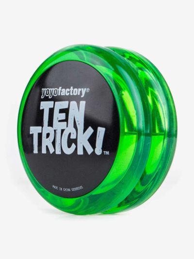 Лот: 25681269. Фото: 1. Йо-йо YoYoFactory TenTrick Зеленый... Другое (спортивная одежда)