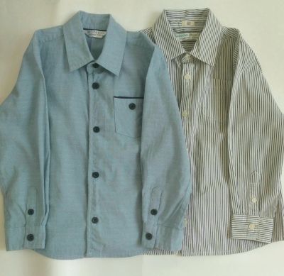Лот: 22222631. Фото: 1. 2 рубашки для мальчика 104 р. Рубашки, блузки, водолазки