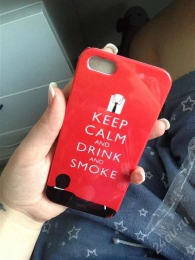 Лот: 2449920. Фото: 1. чехол для Iphone 5 keep calm. Чехлы, бамперы