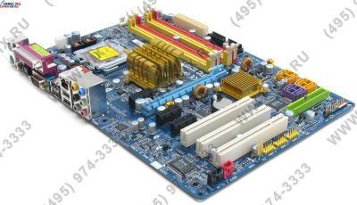 Лот: 3017951. Фото: 1. Материнская плата GigaByte GA-965P-DS3. Материнские платы