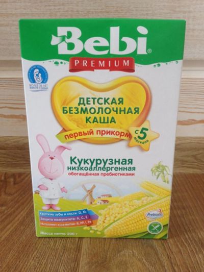 Лот: 9510923. Фото: 1. Детская безмолочная кукурузная... Детское питание