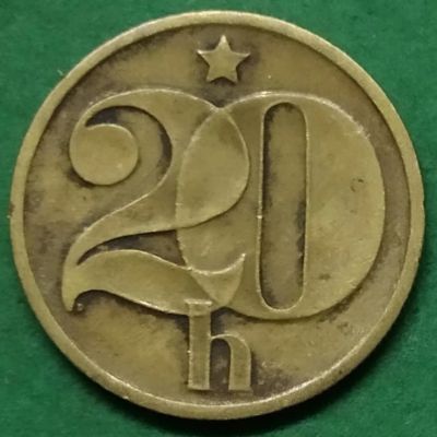 Лот: 18164619. Фото: 1. Чехословакия 20 геллеров 1974. Европа