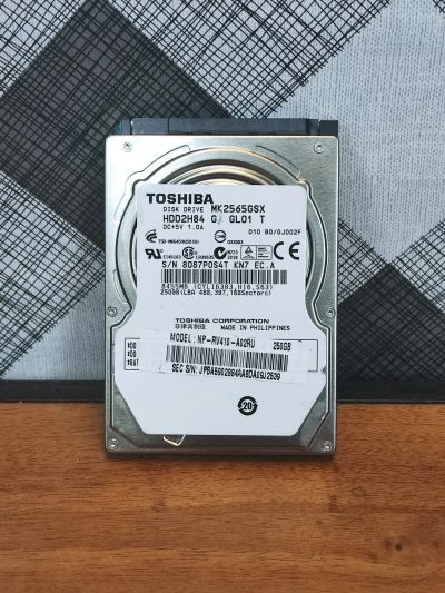 Лот: 19247670. Фото: 1. Жесткий диск SATA-II 2,5 Toshiba... Жёсткие диски (HDD)