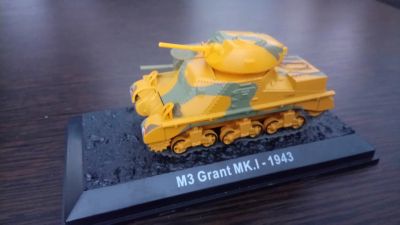 Лот: 16036120. Фото: 1. Танк M3 Grant Mk.1 Масштаб 1/72. Военная техника