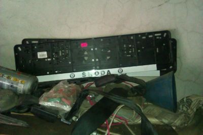 Лот: 4015598. Фото: 1. Номерная рамка skoda Octavia. Кузов