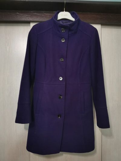 Лот: 18805812. Фото: 1. Пальто Zolla фиолетовое. Верхняя одежда