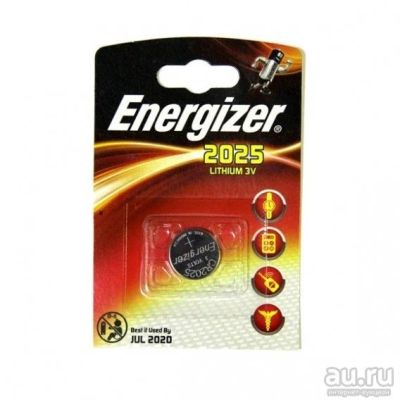 Лот: 17595596. Фото: 1. Батарейка Energizer CR 2025 BL... Батарейки, аккумуляторы, элементы питания