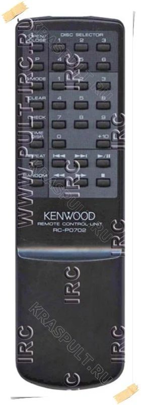 Лот: 16190698. Фото: 1. Пульт KENWOOD RC-P0702. Пульты ДУ