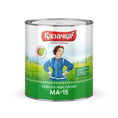 Лот: 24085047. Фото: 1. Краска Казачка, МА-15, масляная... Краски, лаки, растворитель