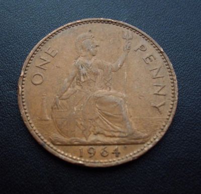 Лот: 4959586. Фото: 1. Старая иностранная монетка №31. Великобритания и острова