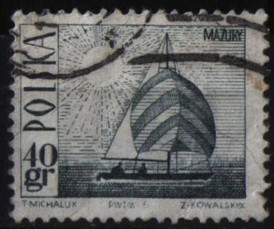 Лот: 9198461. Фото: 1. Польша - парус - стандардт. Марки