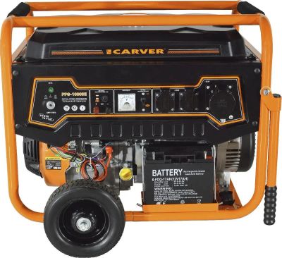 Лот: 22559808. Фото: 1. Электрогенератор Carver PPG-10000Е... Бензо-, мотоинструмент