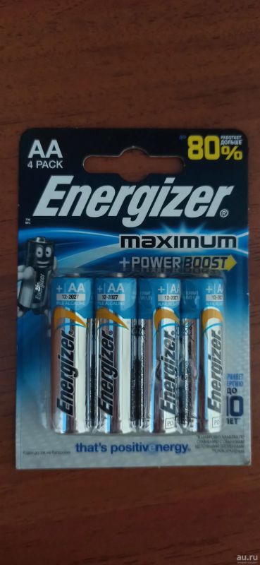 Лот: 15563649. Фото: 1. Батарейки energizer AA (пальчиковые... Батарейки, аккумуляторы, элементы питания